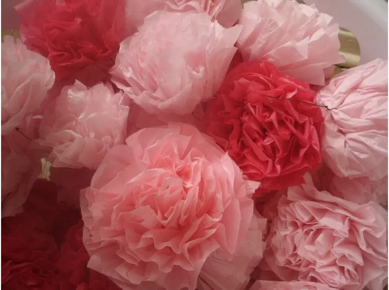 Gardenia di carta crespa