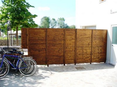 Pannelli frangivento in legno