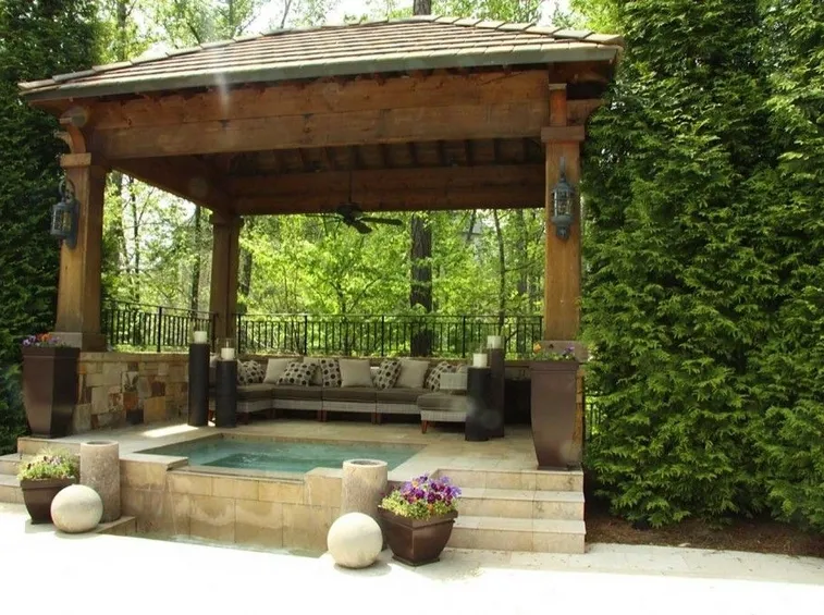 Un elegante gazebo