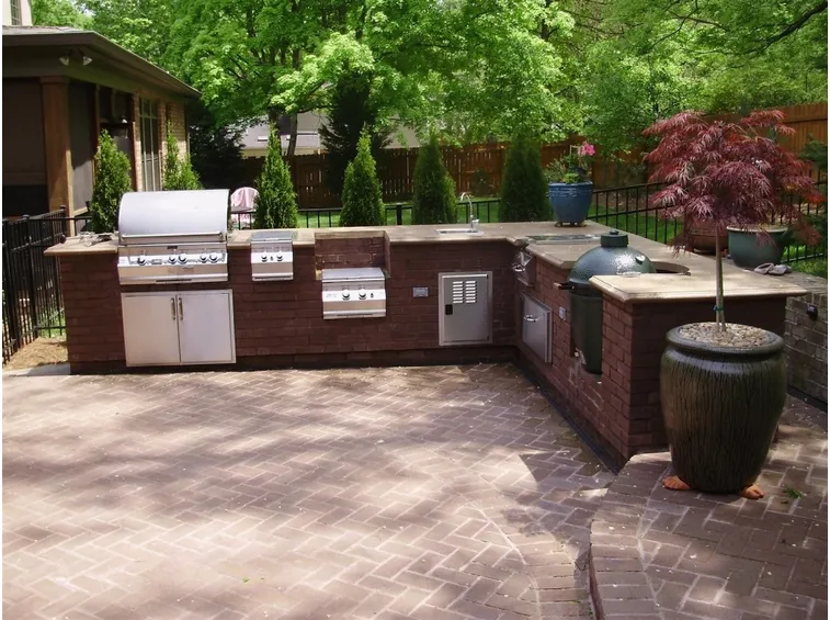 cucina esterno mattoni