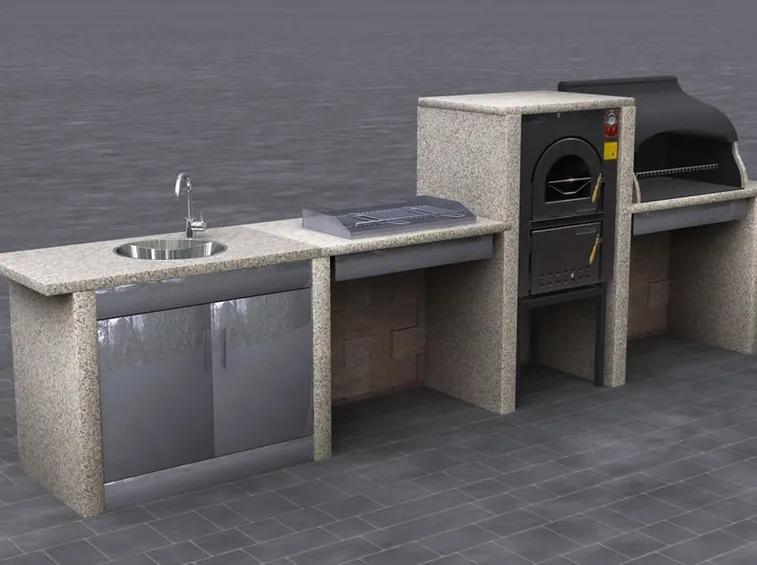 cucina da esterno portatile