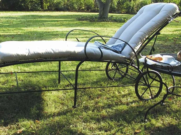 set da giardino in ferro battuto