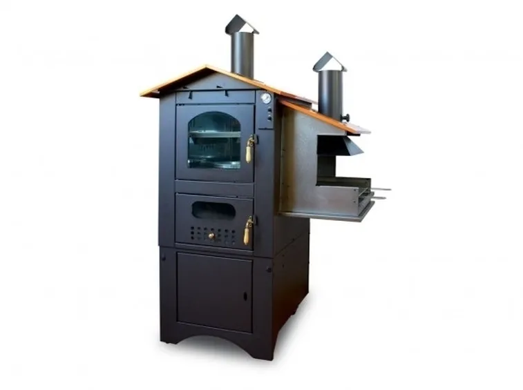 forno a legna con camino