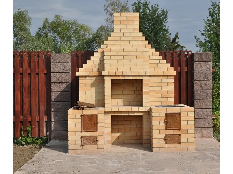 Barbecue in mattoni