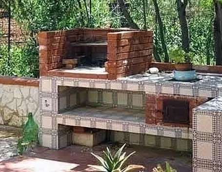 Barbacue in muratura