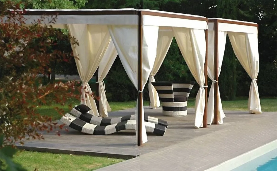 Modello di gazebo in ferro