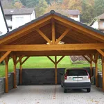 Gazebo in legno a due posti