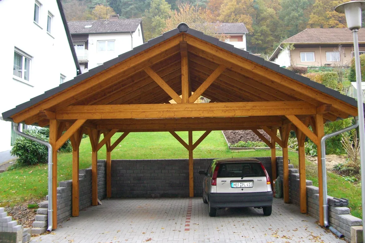 Gazebo in legno a due posti