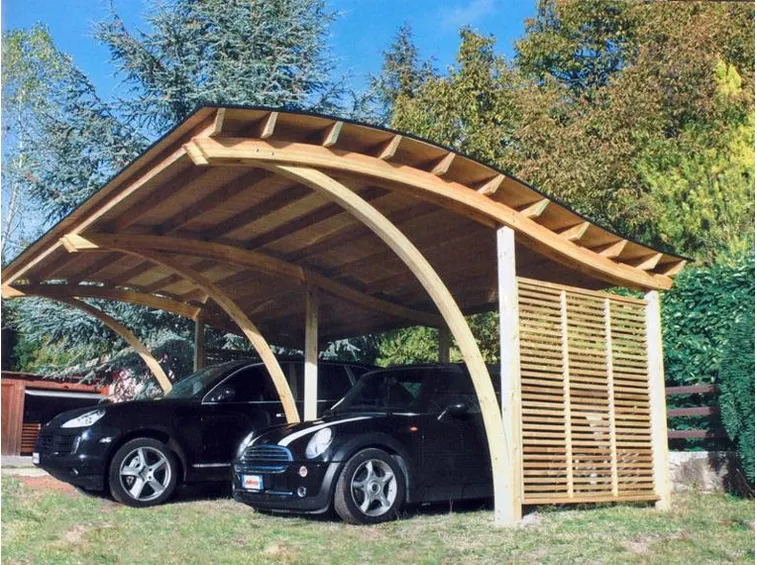 Gazebo per auto a due posti
