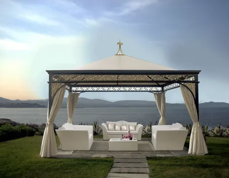 gazebo in ferro battuto