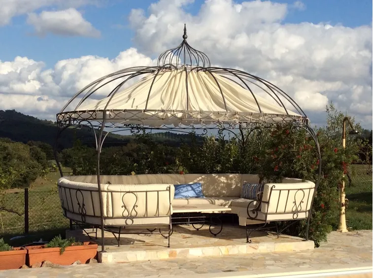 Gazebo in ferro battuto