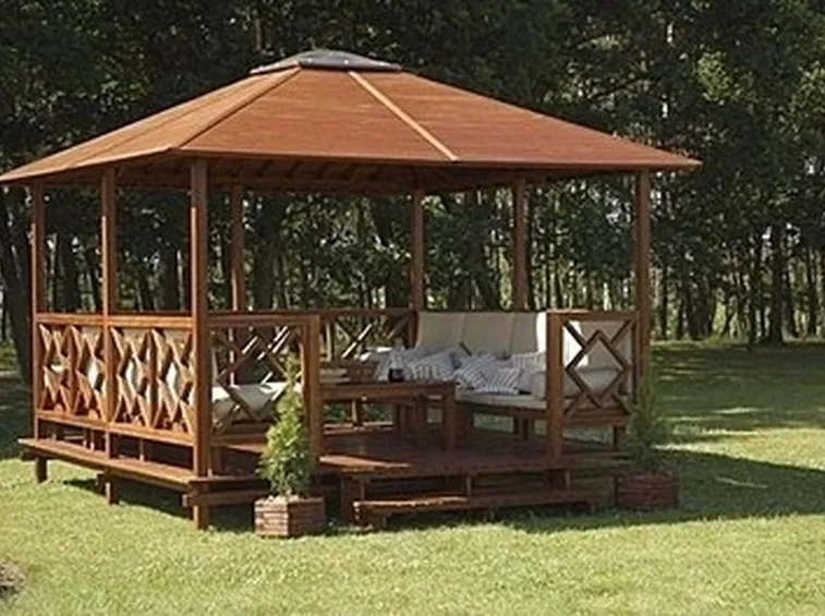 gazebo in legno