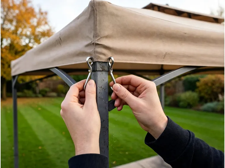 Quando togliere il telo dal gazebo