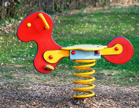 dondolo giardino molla