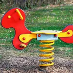 dondolo giardino molla