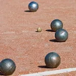 gioco delle bocce in esterno