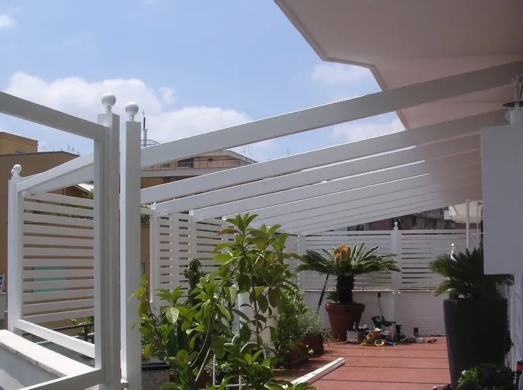 Grigliato sul terrazzo