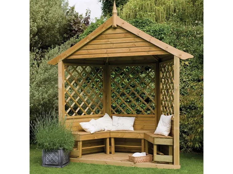 griglia in legno per gazebo