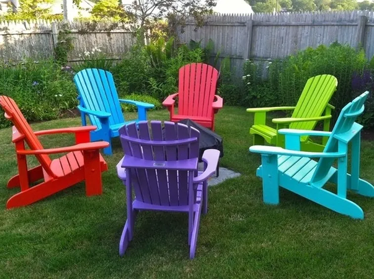 Arredamenti giardino colorati