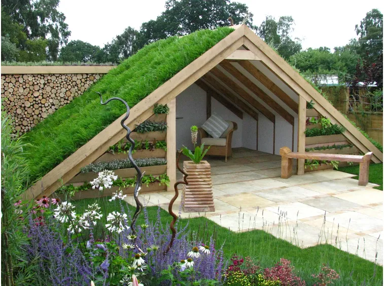 Arredamento moderno per giardino