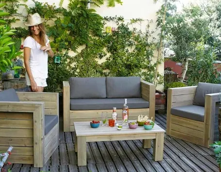 Esempio di salotto outdoor