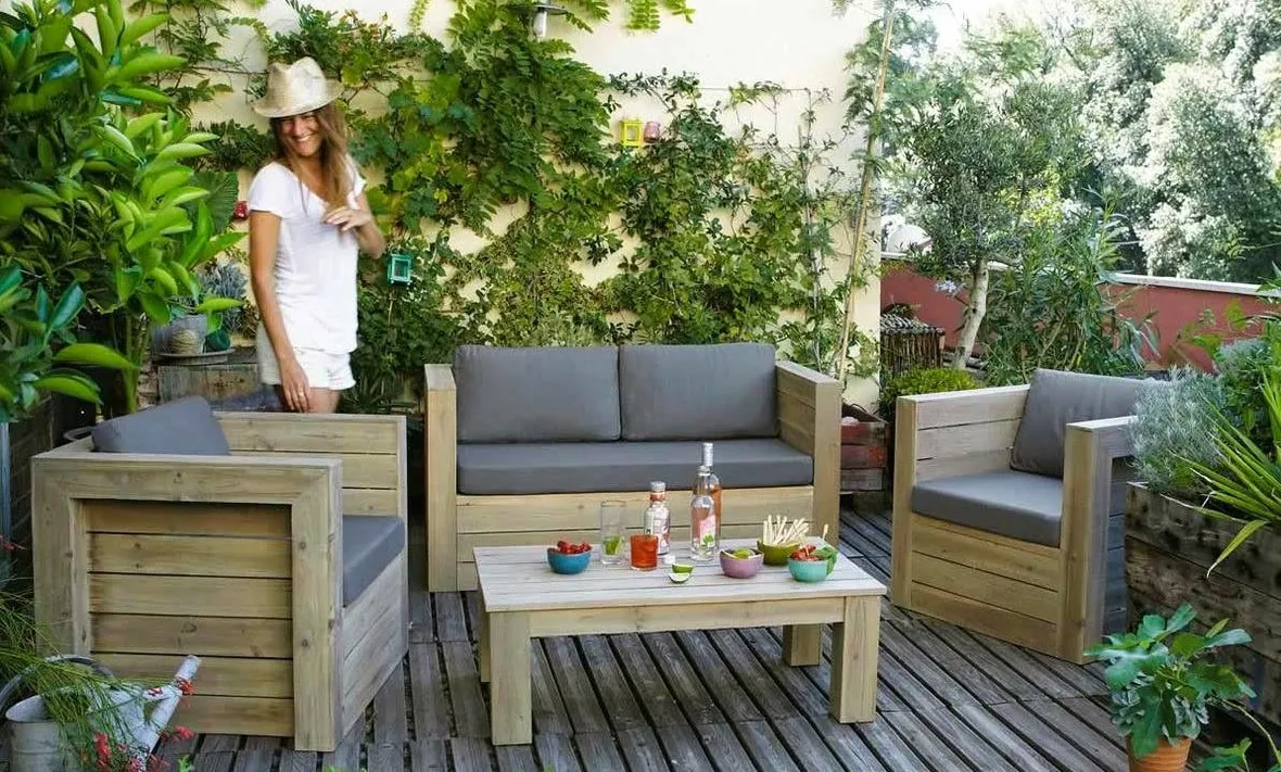 Esempio di salotto outdoor