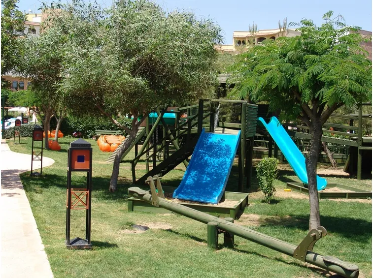 Angolo bambini in giardino