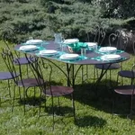 tavolo da giardino in ferro