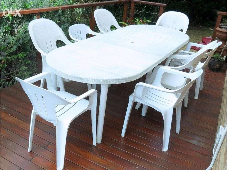 Tavoli da giardino in plastica