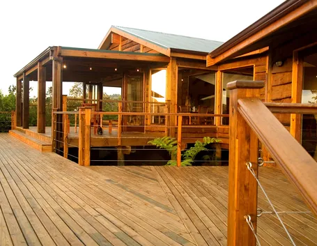 Struttura esterna in legno