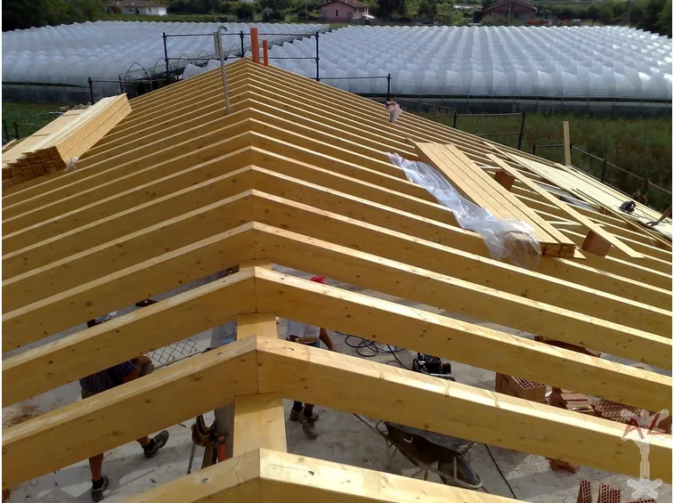 Tettoia auto in legno