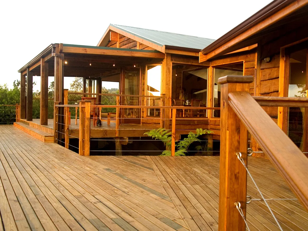 Struttura esterna in legno