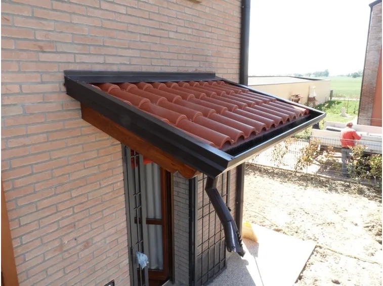 Pensilina in legno