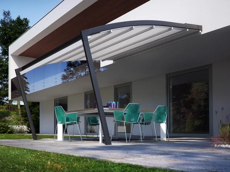 pergola in alluminio