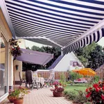 Una tettoia utilizzato come giardino d'inverno