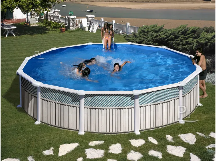 Piscina in lamiera d'acciaio