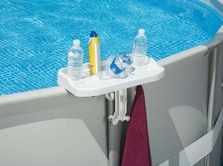 vano porta bicchieri e bibite da piscina