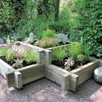 Fioriera da giardino in legno
