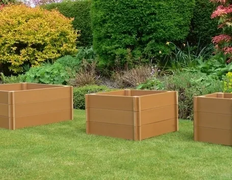 Fioriere in pvc quadrate