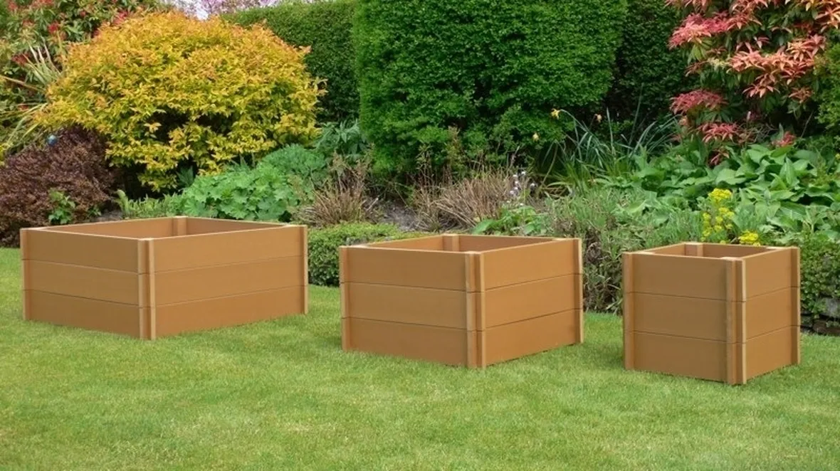 Fioriere in pvc quadrate