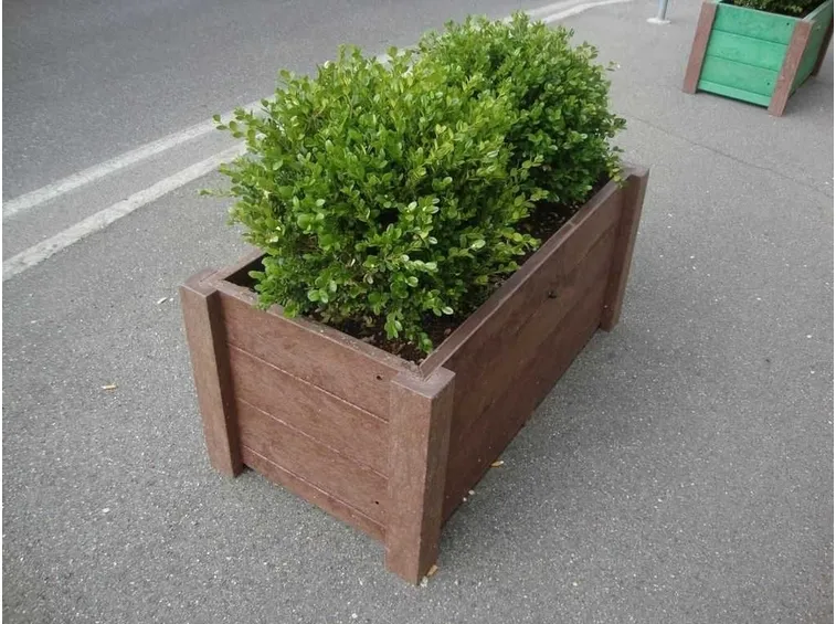 Fioriere effetto legno