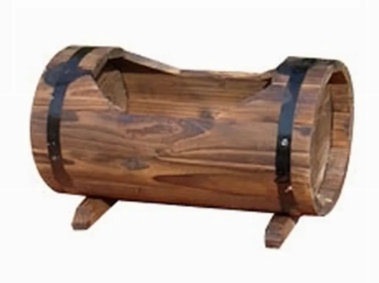 vaso di legno
