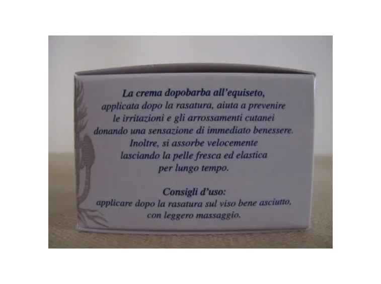 crema da barba all'equiseto
