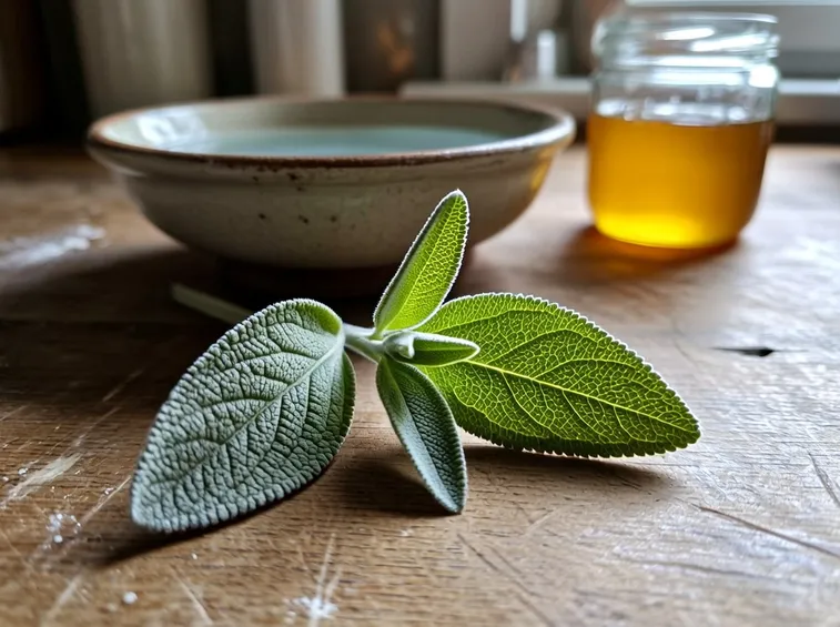 Salvia a foglie dorate