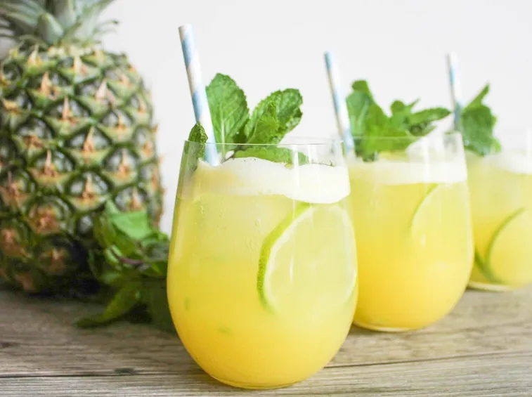 succo ananas e menta