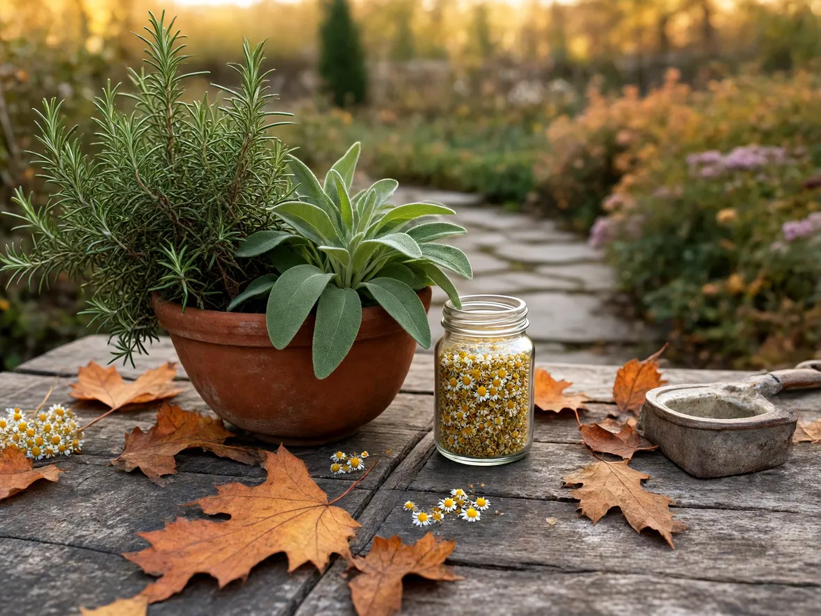 Quali erbe del giardino raccogliere per le tisane autunnali