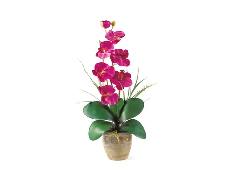Composizione con orchidee artificiali