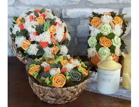 Composizione di fiori artificiali originale