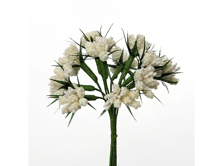 Fiori artificiali bianchi