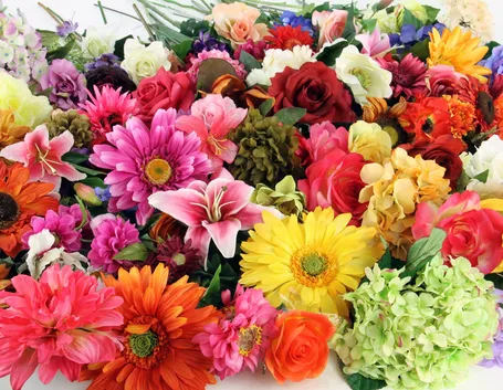 Esposizione fiori finti